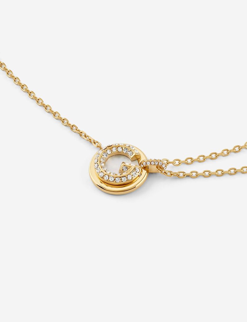 G crystal necklace