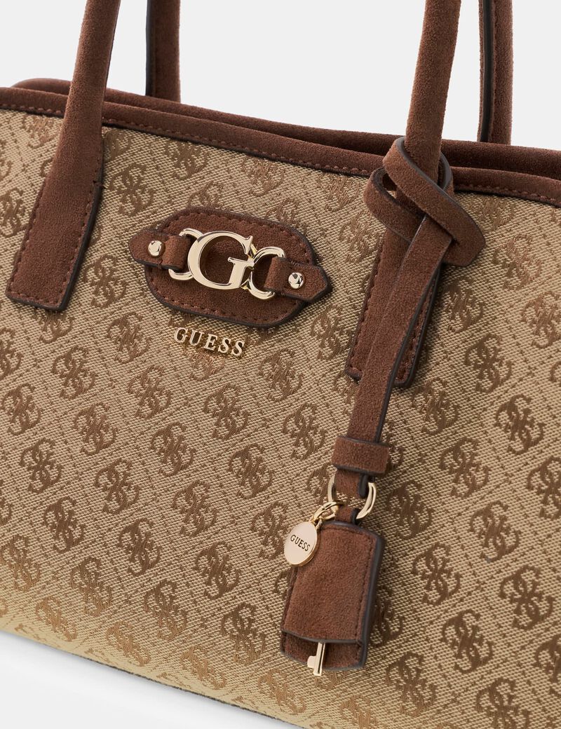 guess samantha logo handbag