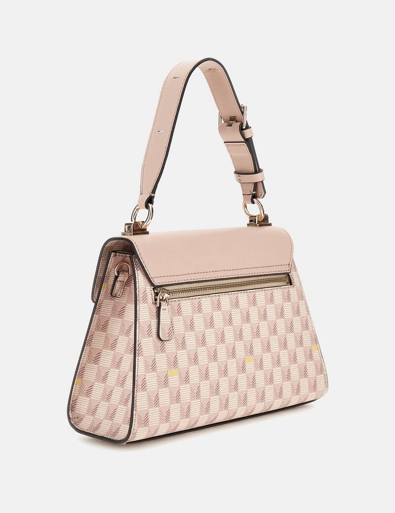 G Wave geometric-print handbag