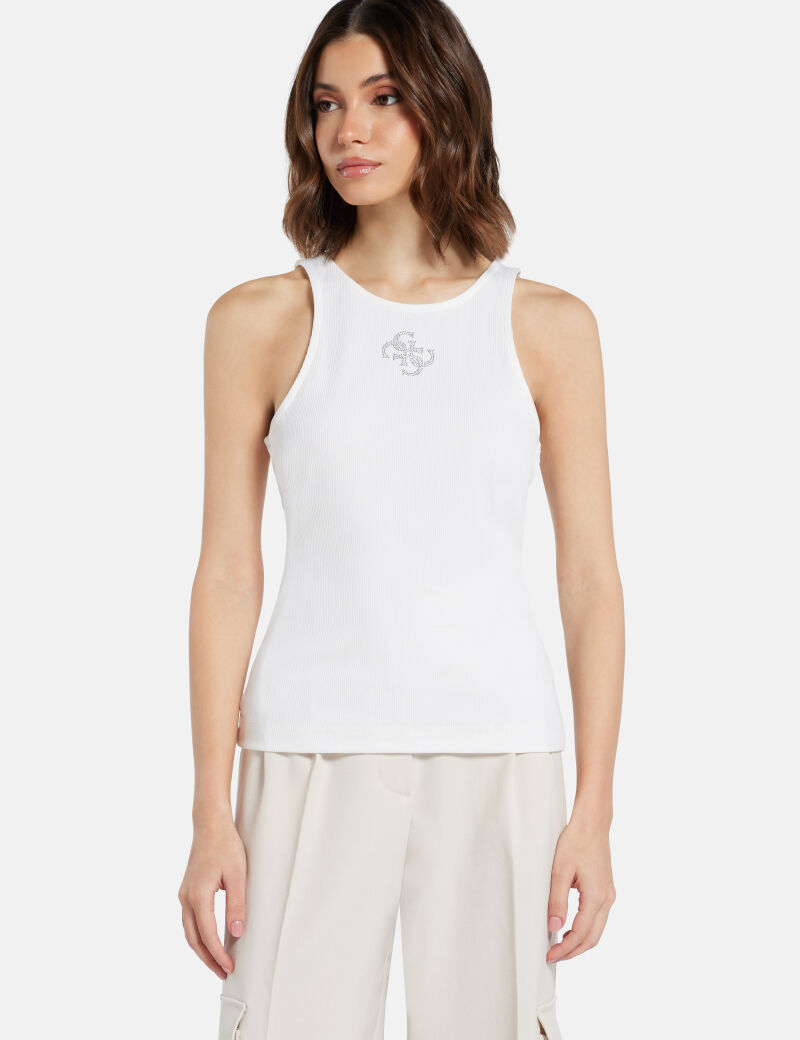 Front logo tank top