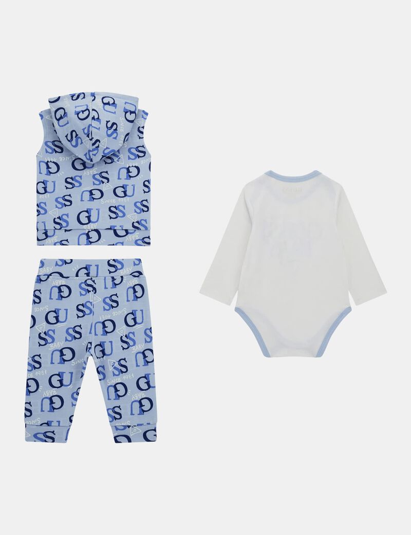 Vest, body and pant set