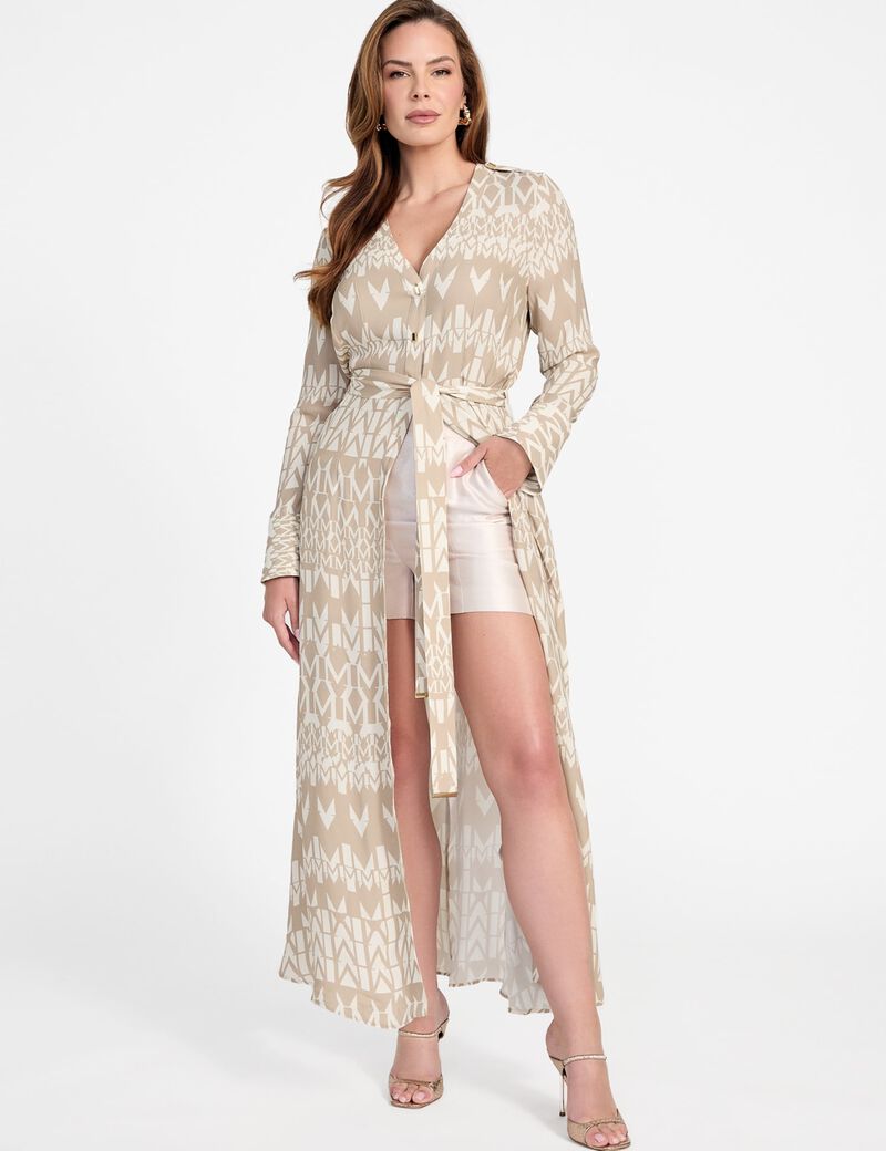 Marciano logo long dress