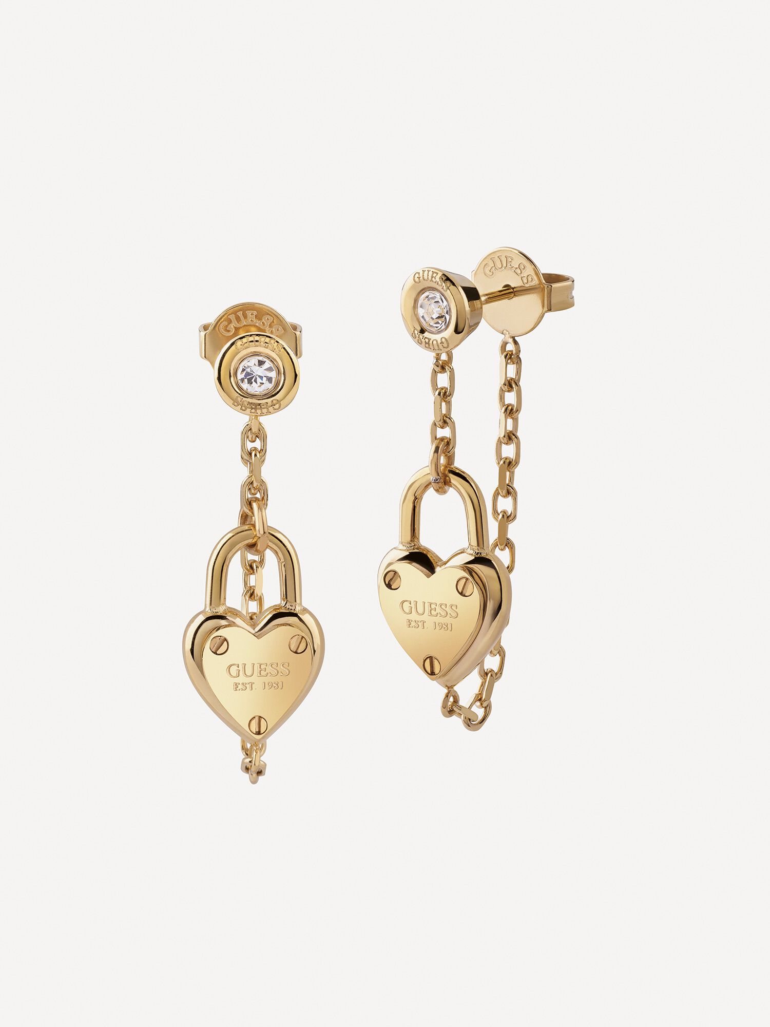 Shop GUESS Online All You Need Is Love earrings