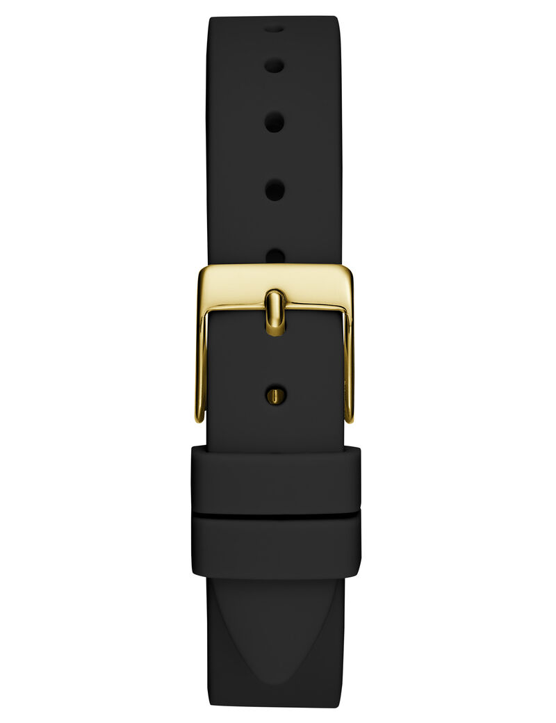 guess silicone analogue watch