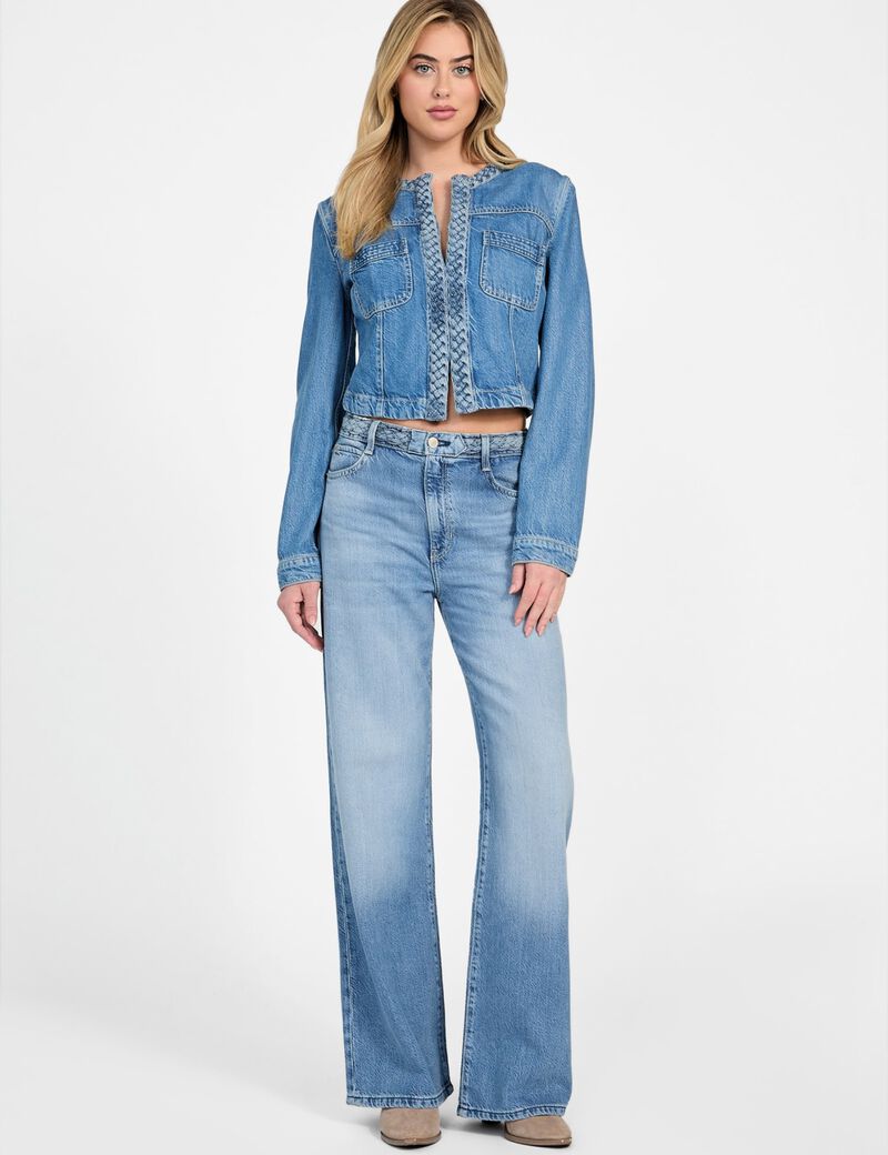 Rigid denim jacket