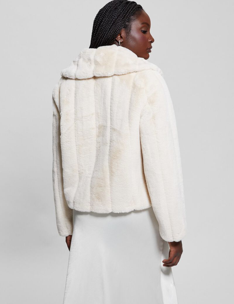 Faux fur jacket