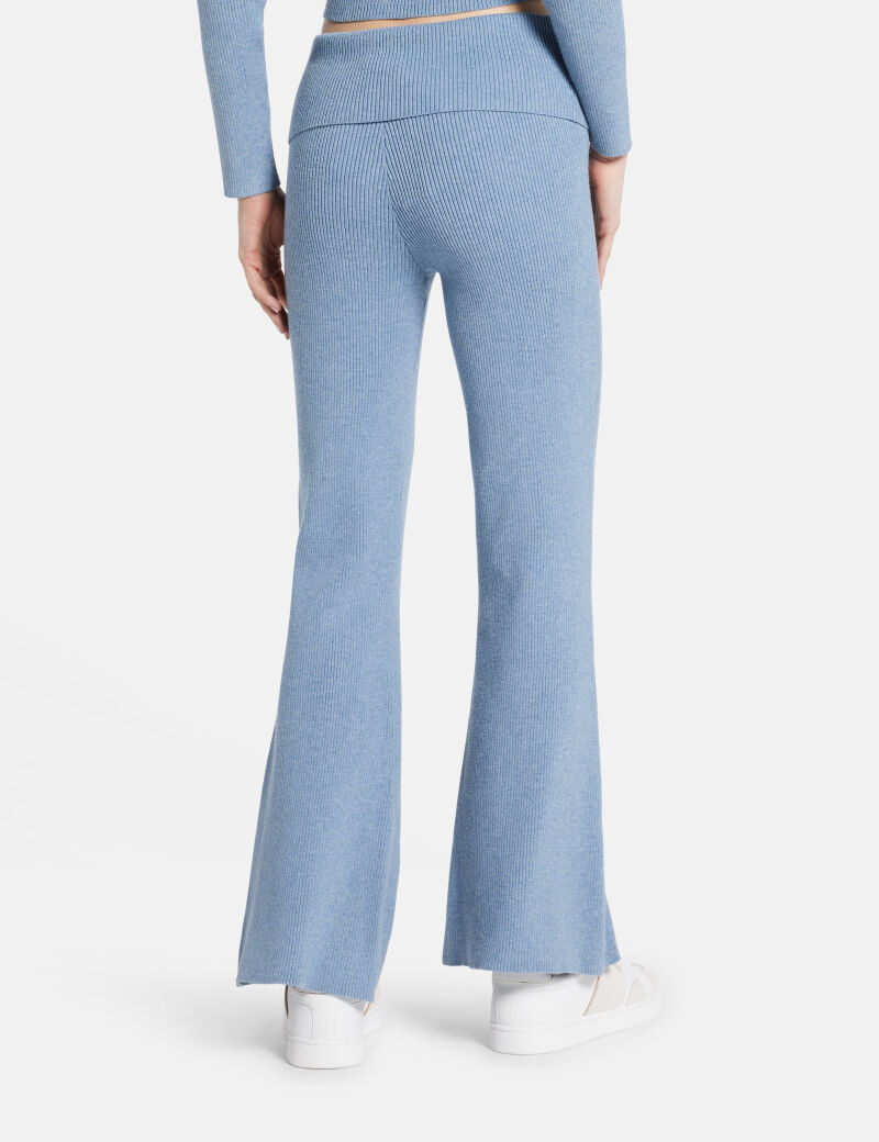 Foldover Rib Flare Nina Pant