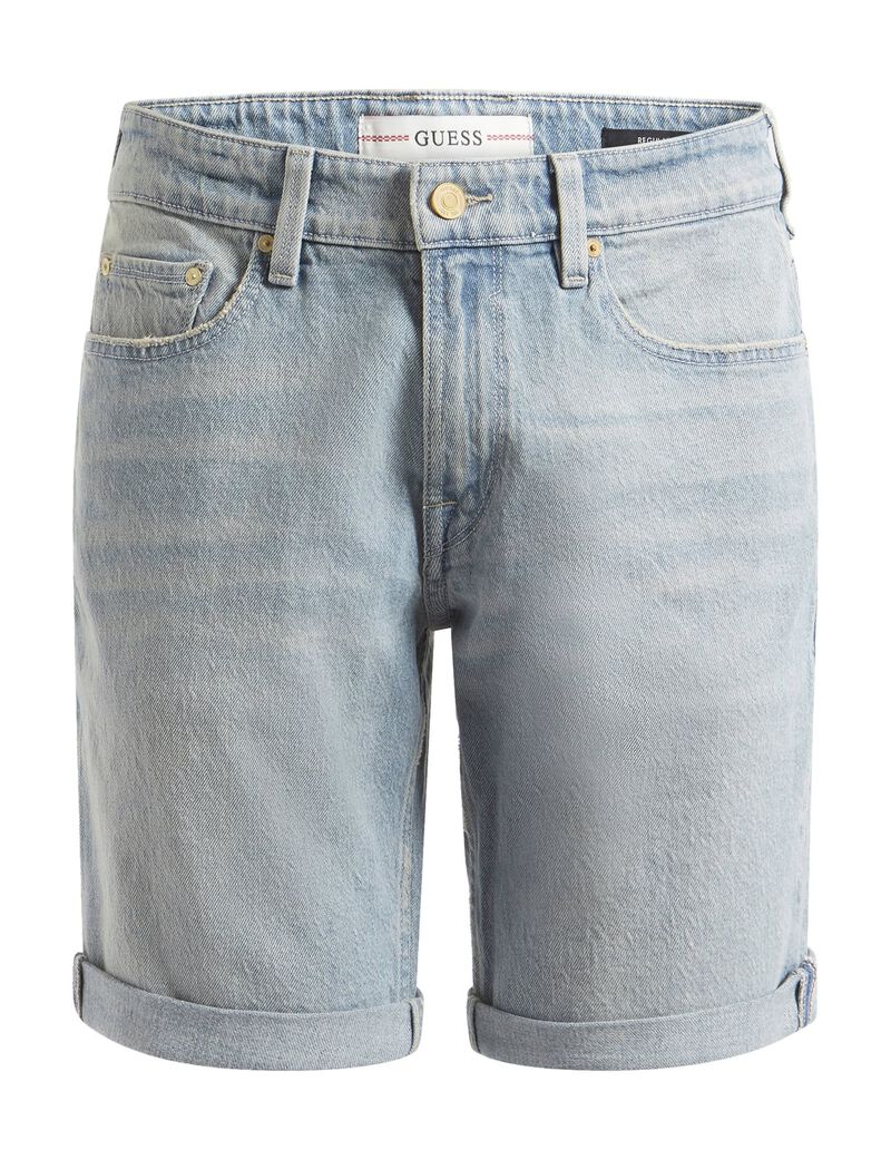 Slim Fit Denim Shorts