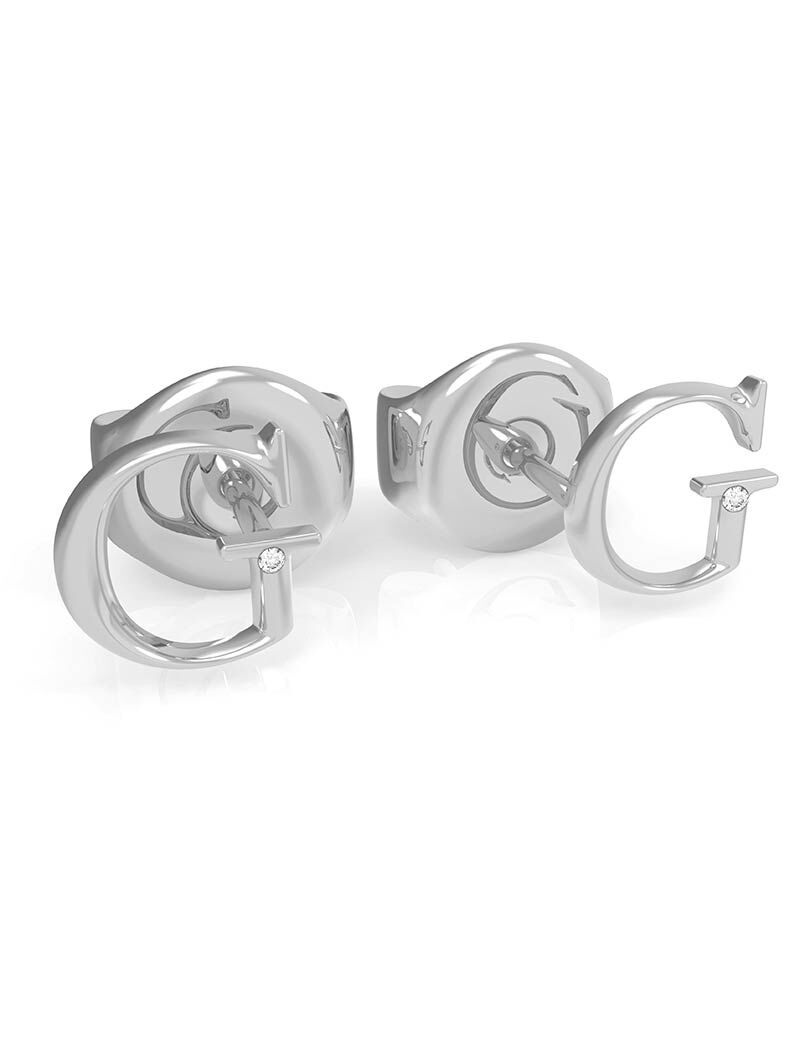 Guess G Logo Silver Earring