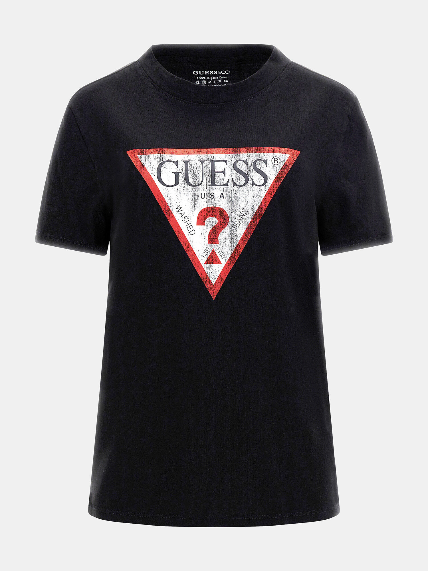 Shop GUESS Online Triangle Logo T Shirt