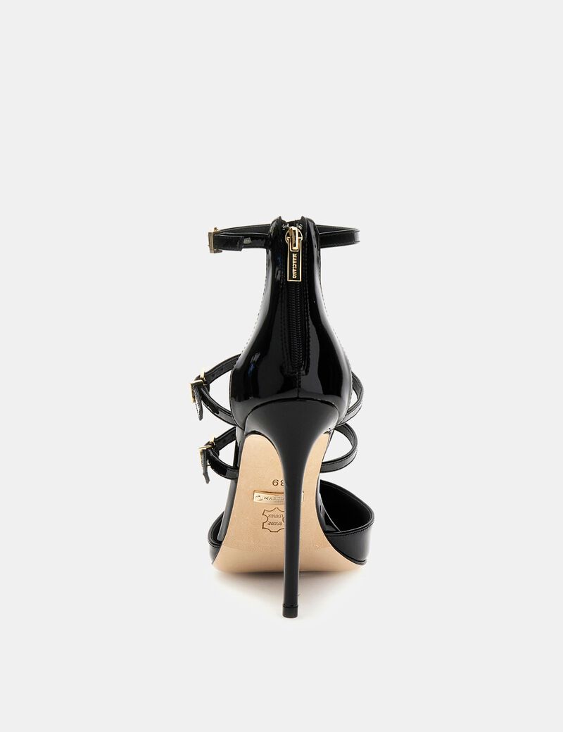 Marciano leather multi-strap pumps