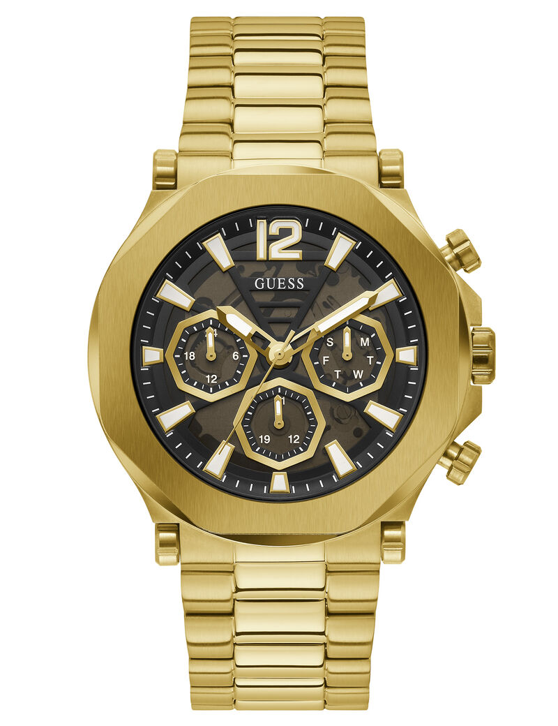 Gold Tone Multi-function Watch