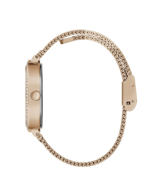Rose Gold Square Mesh Watch