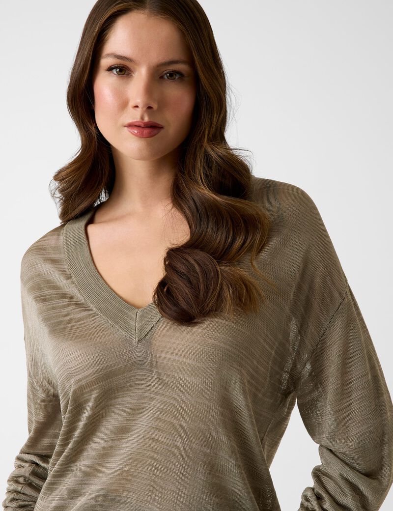 guess v neck sweater
