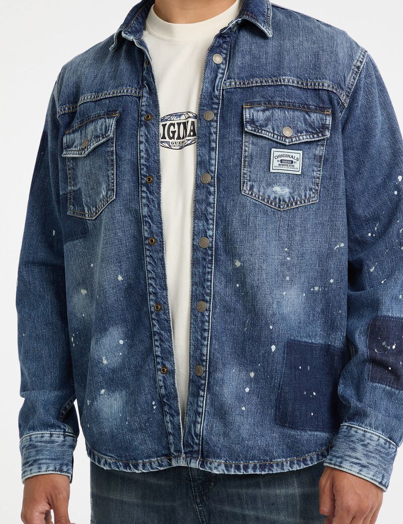 Oversized denim jacket
