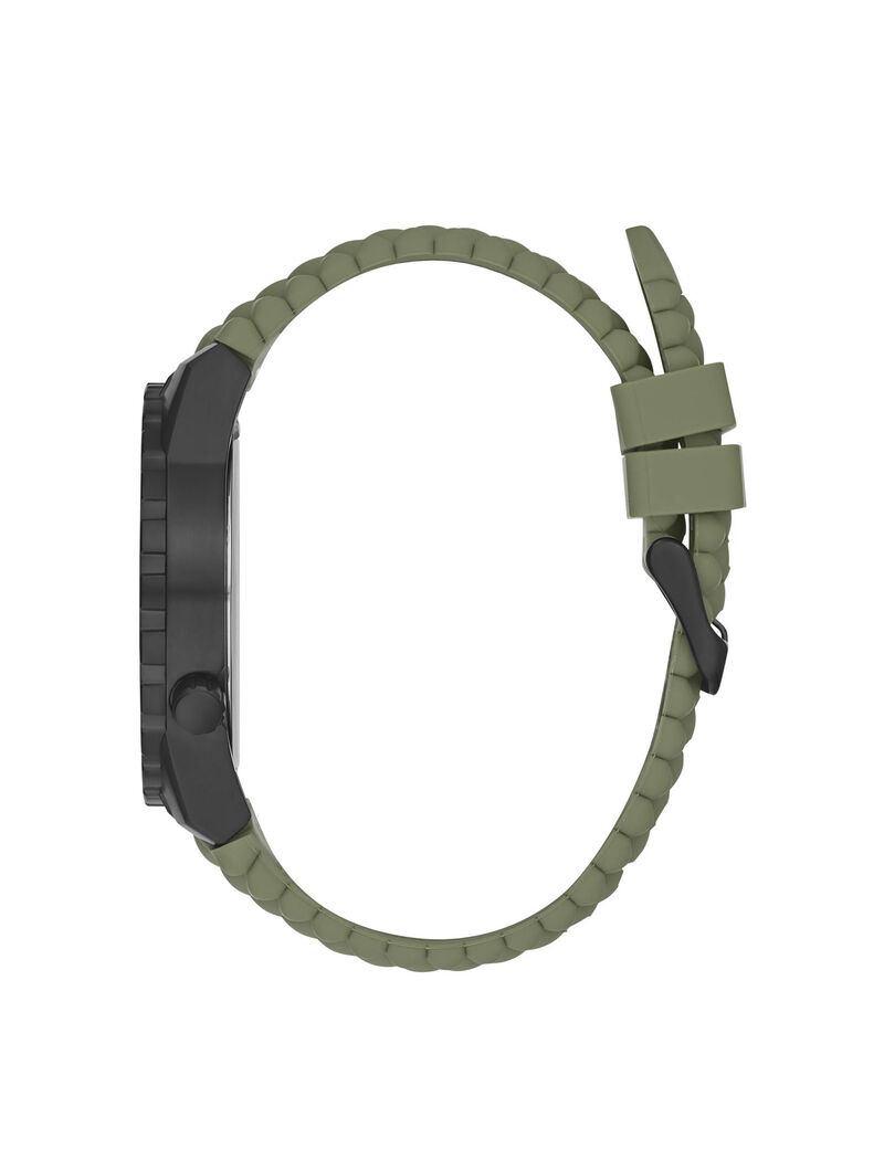 Olive And Black Multifuction Watch