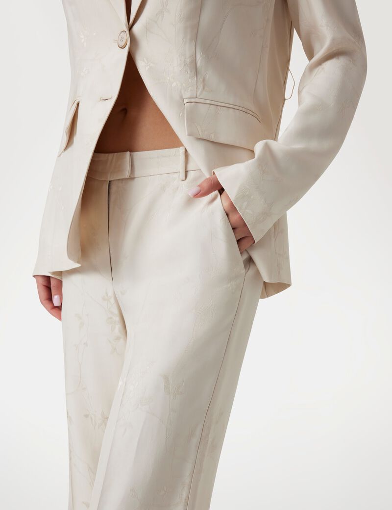 Marciano jacquard straight pants