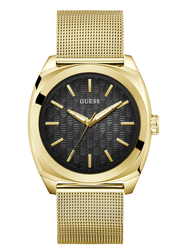 Mens Gold Tone Analog Watch