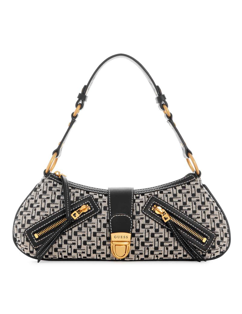 Belle Vintage Tp Zip Shldr Bag