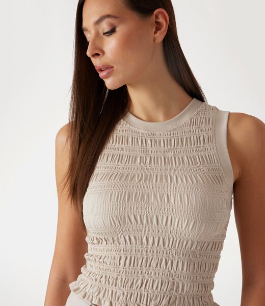 Smocked tank top