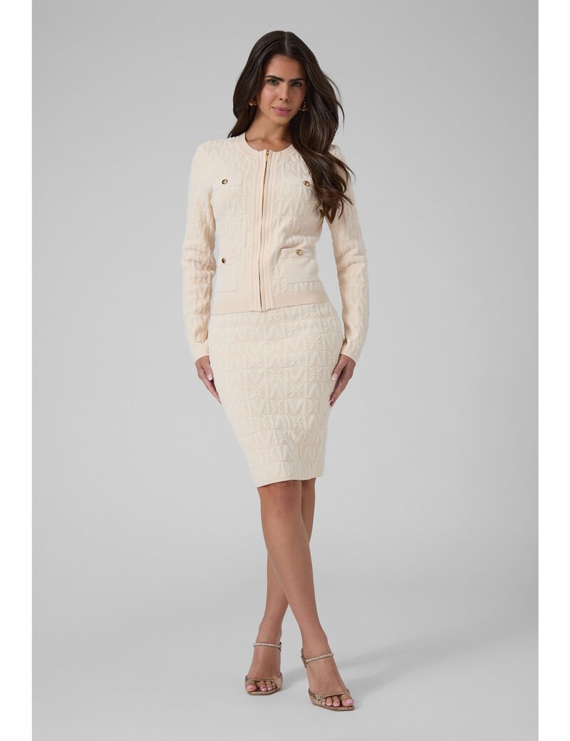 guess marciano monogram skirt