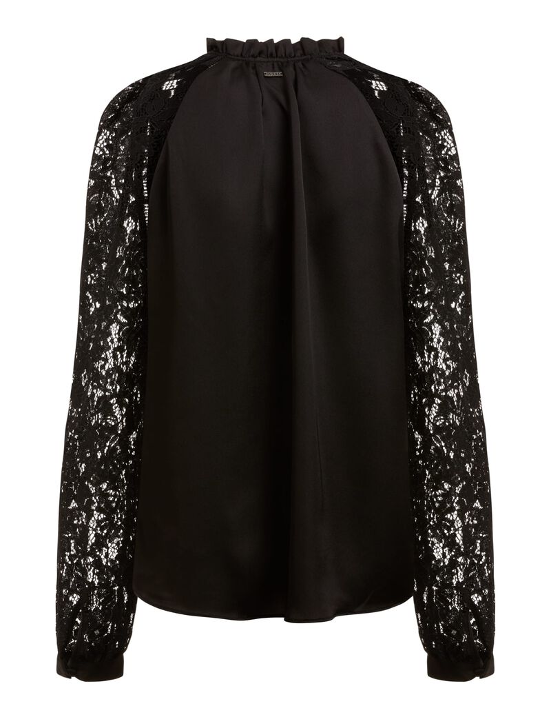 بلوزة بأكمام دانتيل