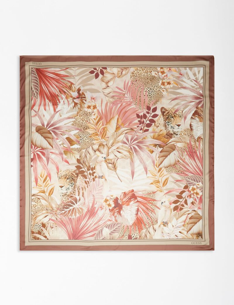 Floral Print Foulard