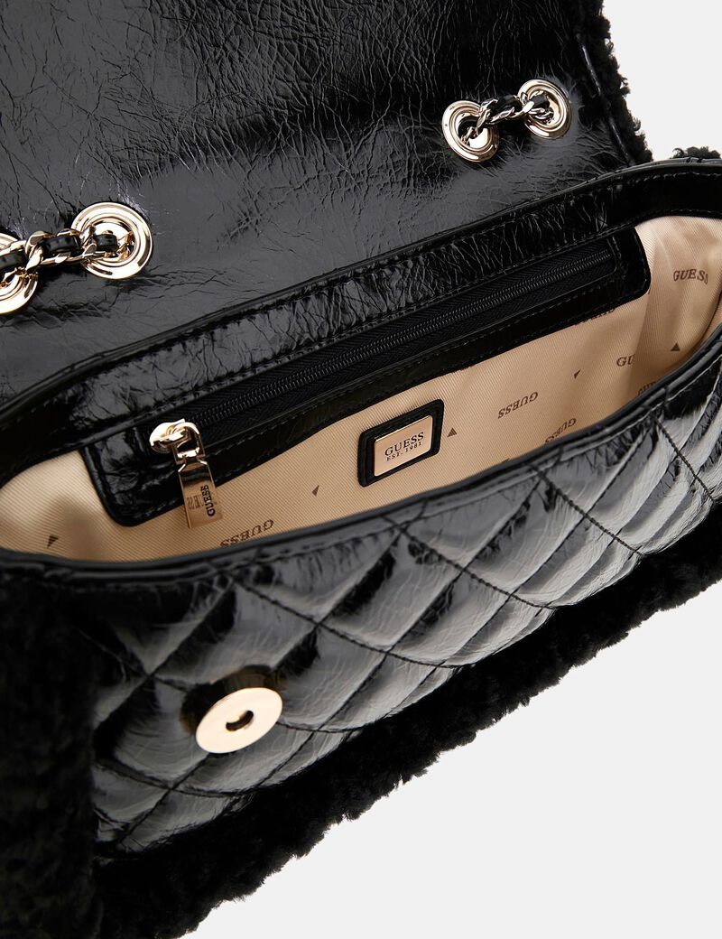 جيس cristi faux fur mini crossbody bag