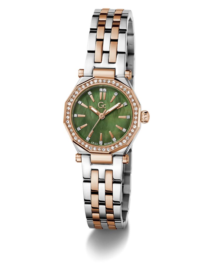 Gc Gleam metal dual tone watch