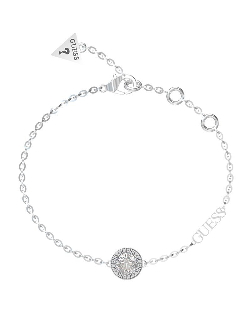 Clear Charm Bracelet Silver