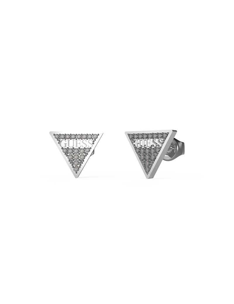 11mm Pave & Guess Triangle Silver