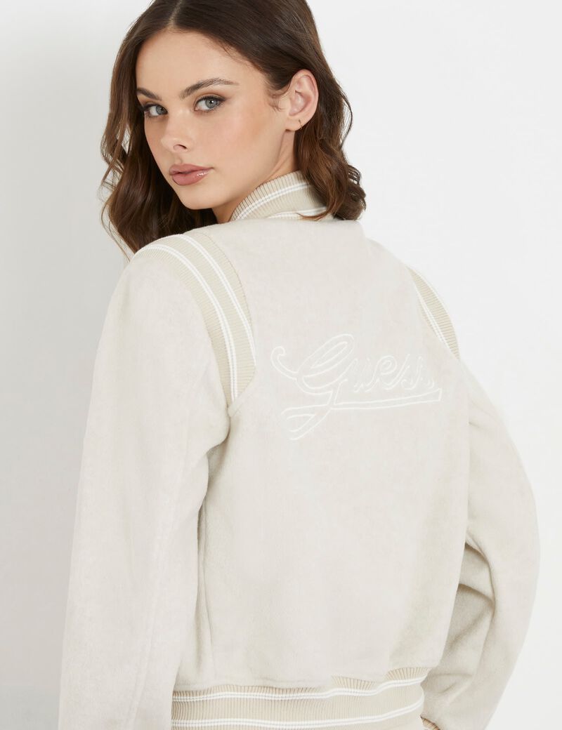 Back Logo Bomber Jacket