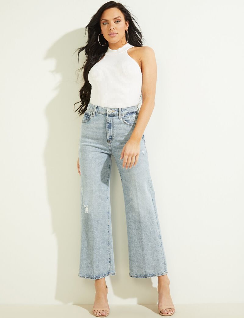 Wide Leg Denim Pant