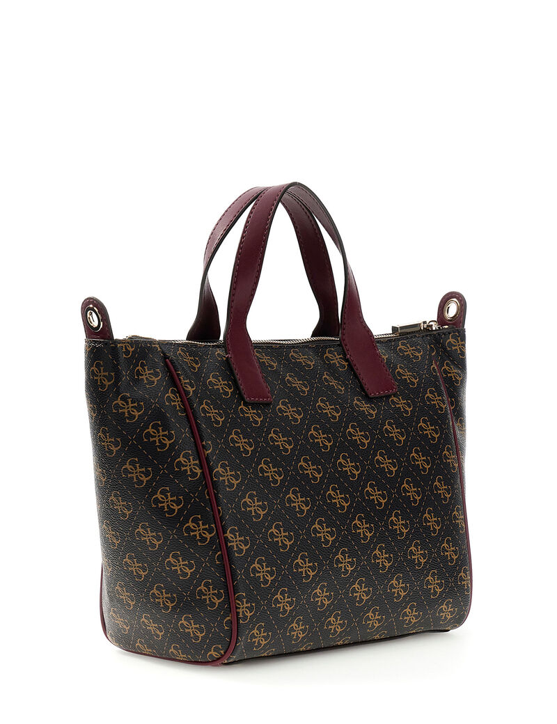 guess follie small tote bag