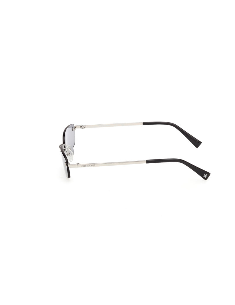 Rectangle metal sunglasses