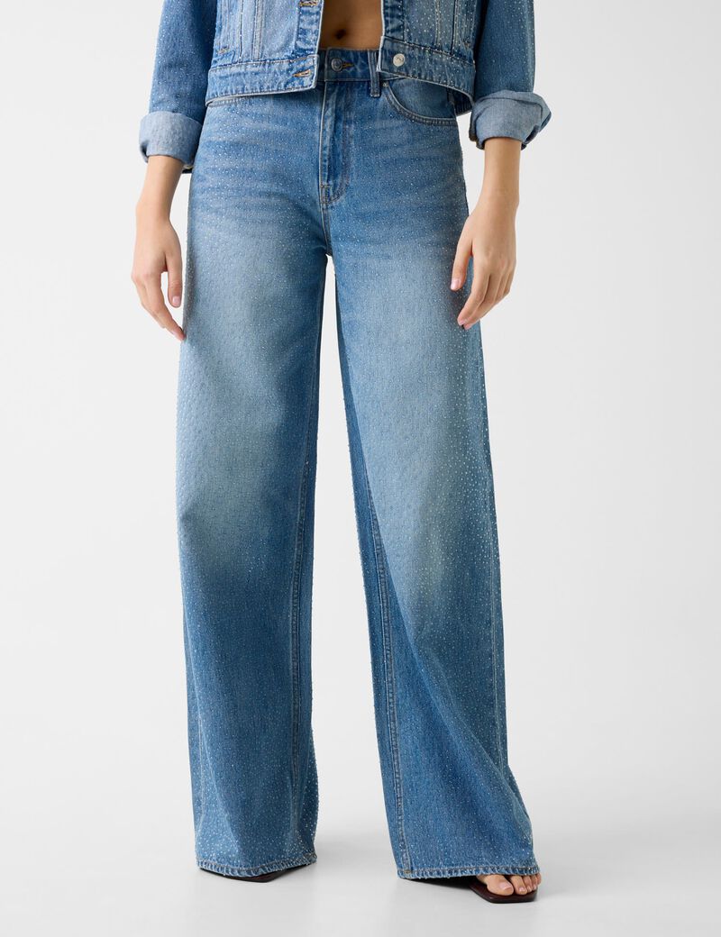 guess alba rhinestones jeans