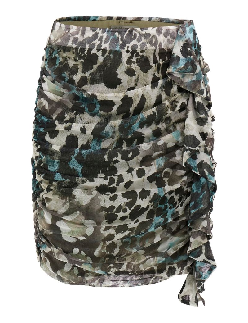 VERDIANA MINI RUFFLE SKIRT