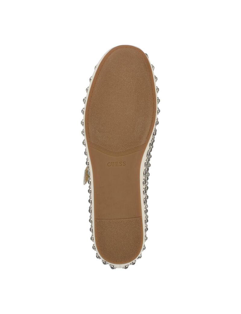 Embellished Mary Jane Ballet Flats