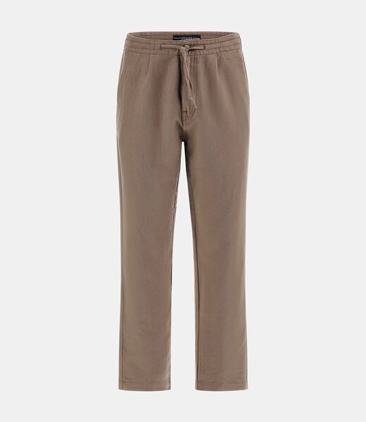 Linen blend relaxed pants