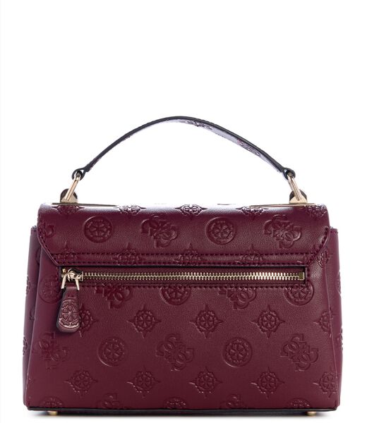 Tisha 4G peony logo handbag
