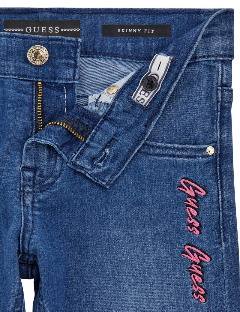 Strechable denim skinny pants