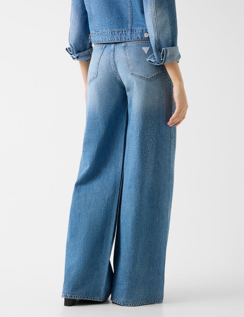 guess alba rhinestones jeans