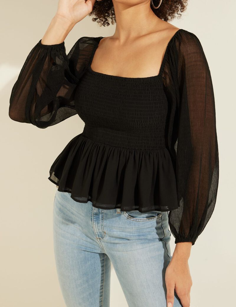 Long Sleeve Off Shoulder Top