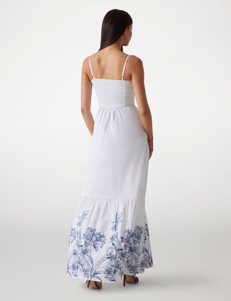 Embroidered long dress
