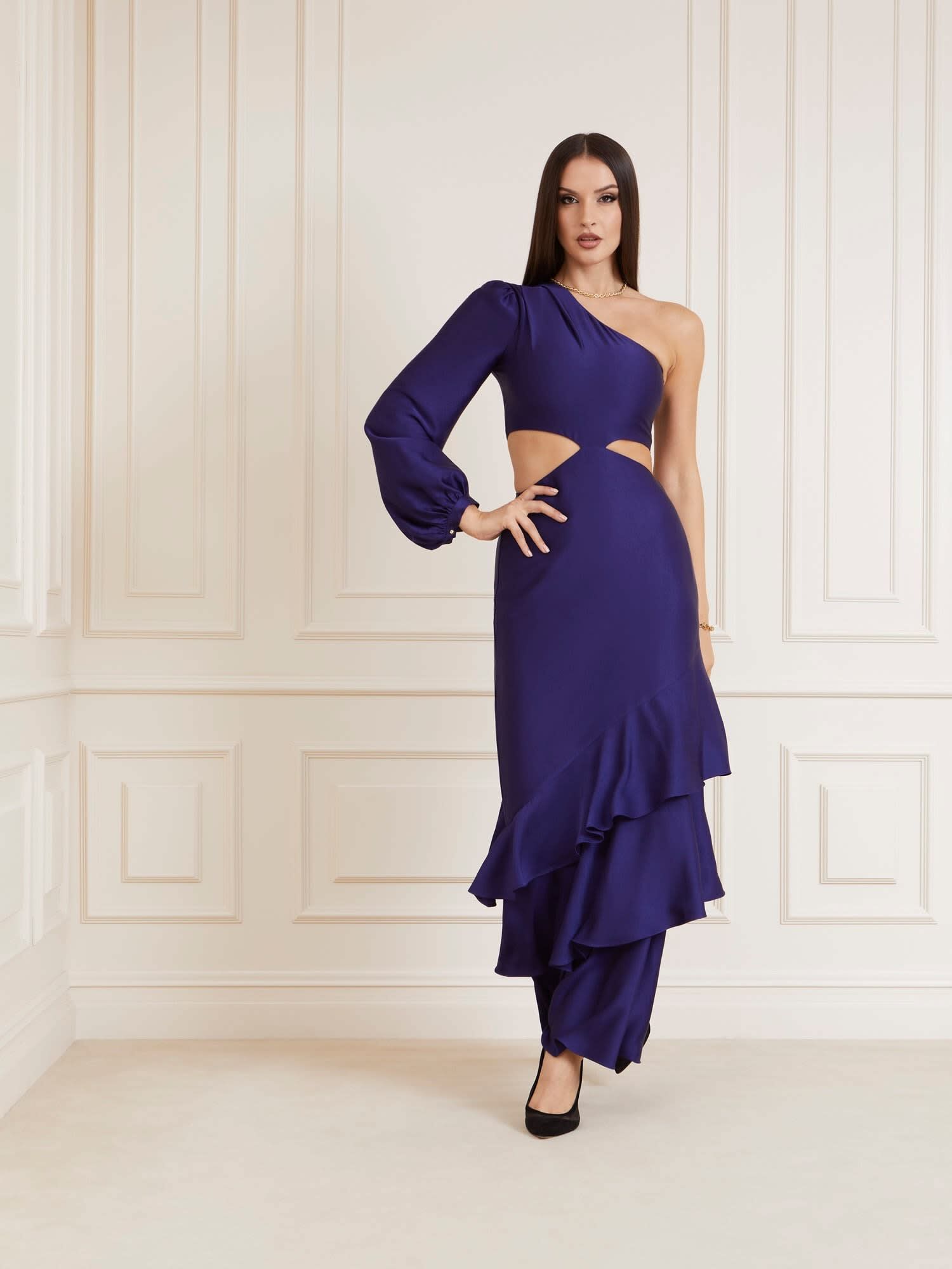 Guess one shoulder sales dress
