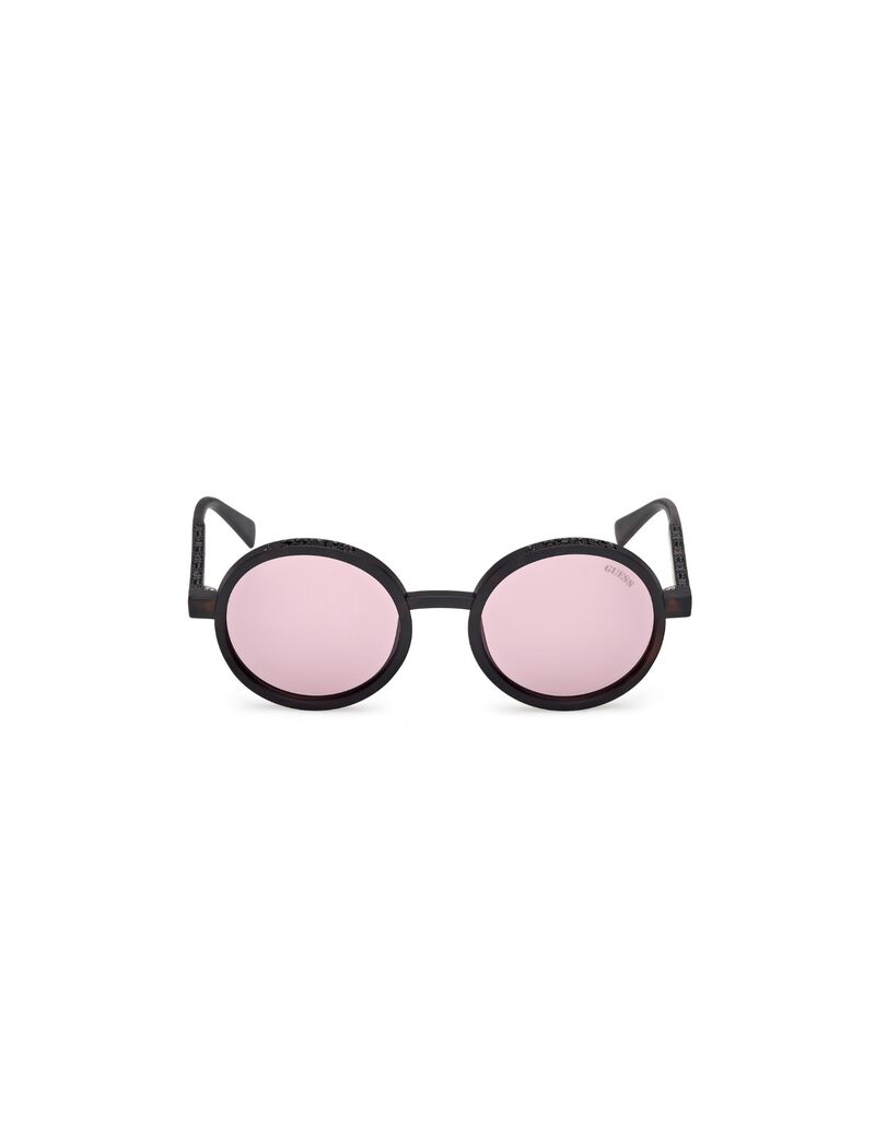 Round full rim sunglasses