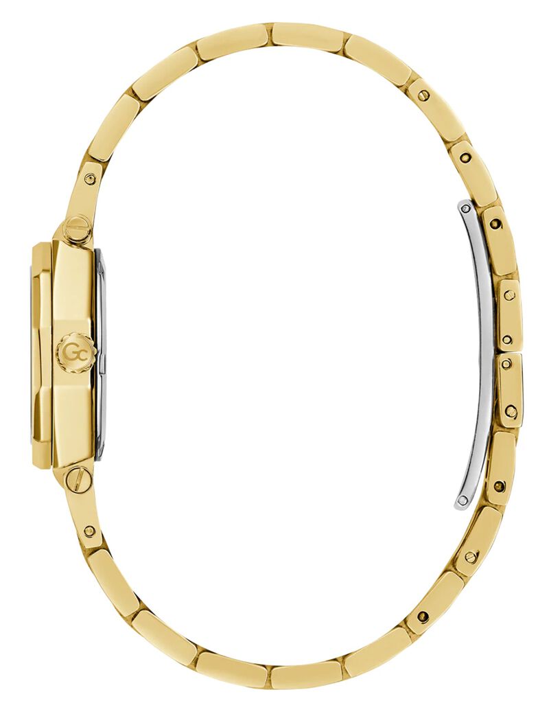 Gc Gleam metal gold tone watch