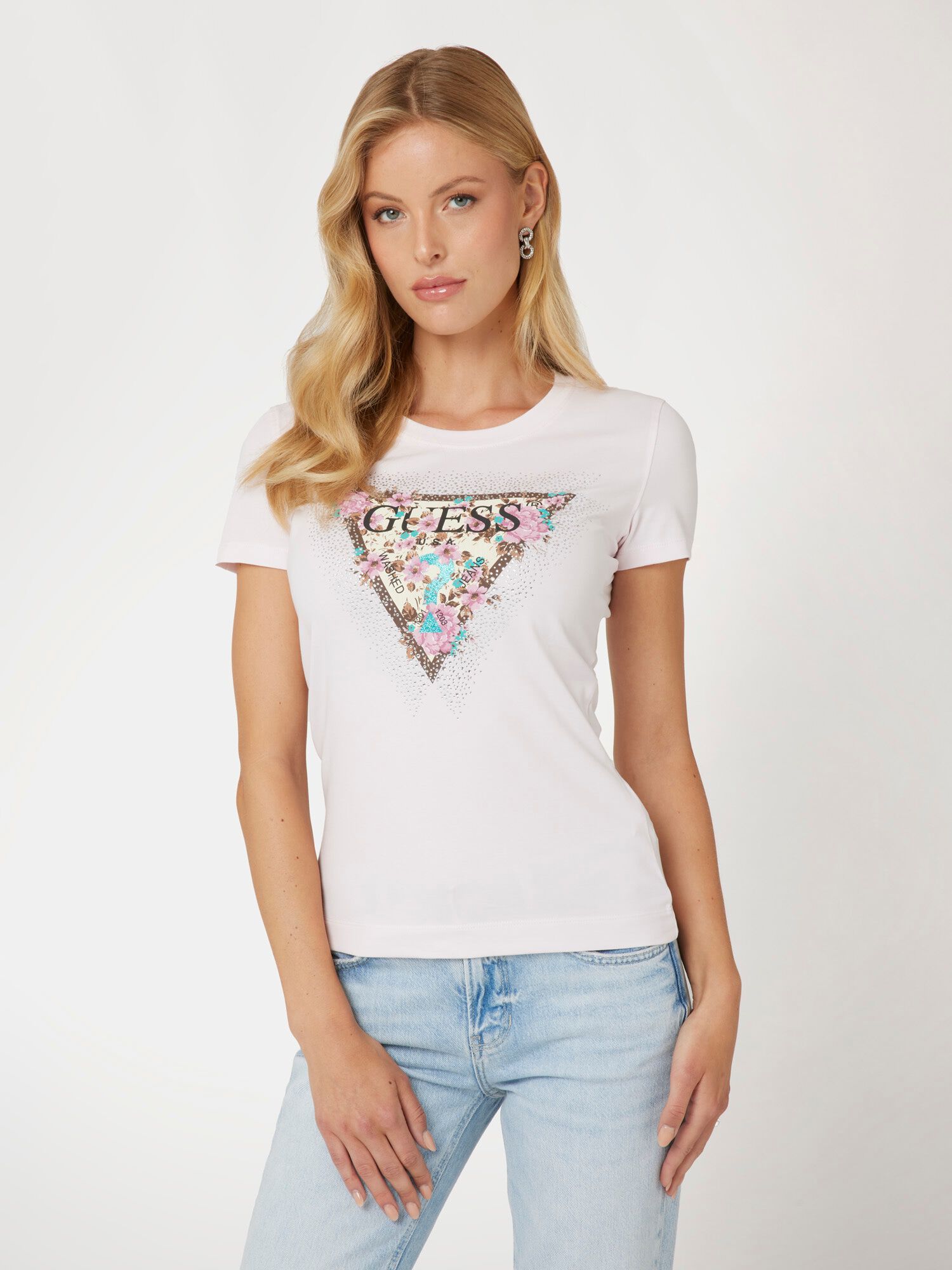Guess flower shirt new arrivals