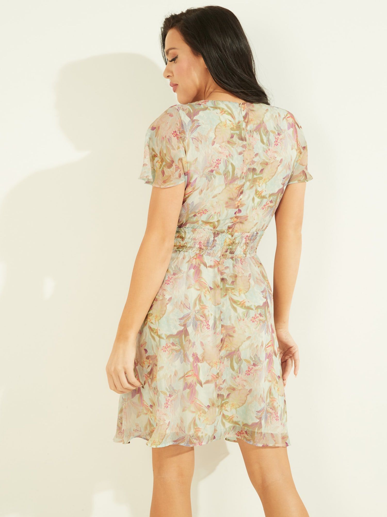 Shop GUESS Online Floral Print Dress