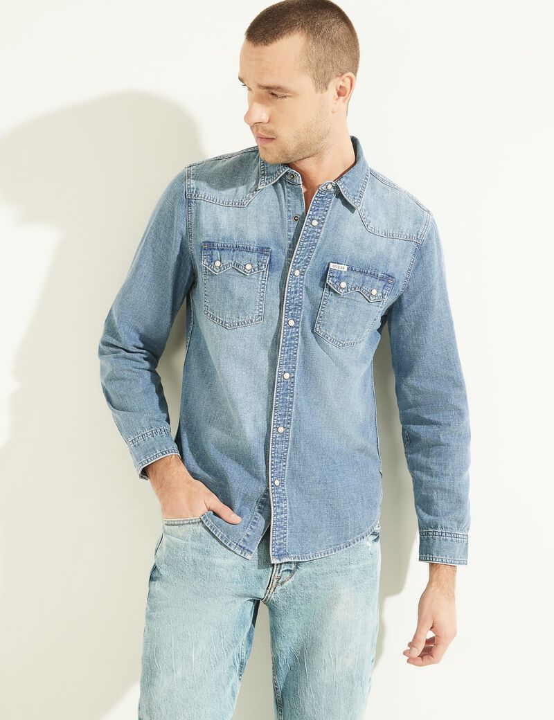 Regular Fit Denim Shirt